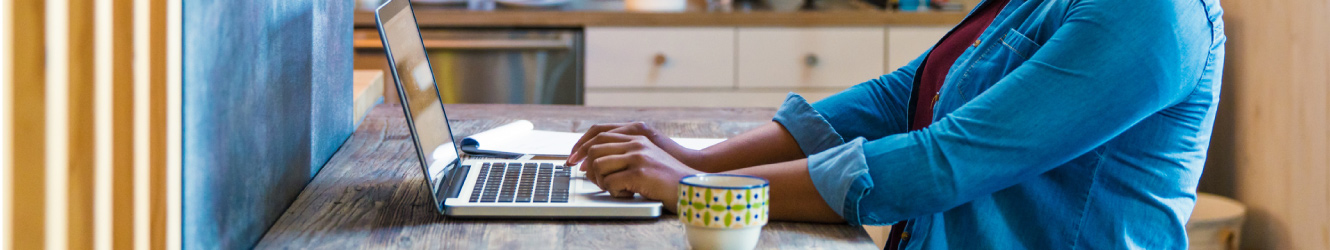 woman on laptop at desk